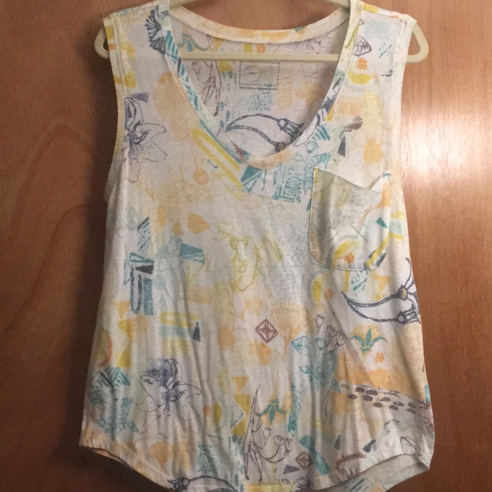 Anthropologie Printed Tank